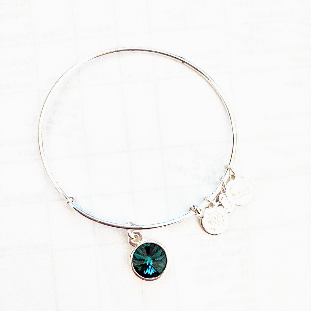 ALEX & ANI - NWOT May Birth Stone Charm Bangle